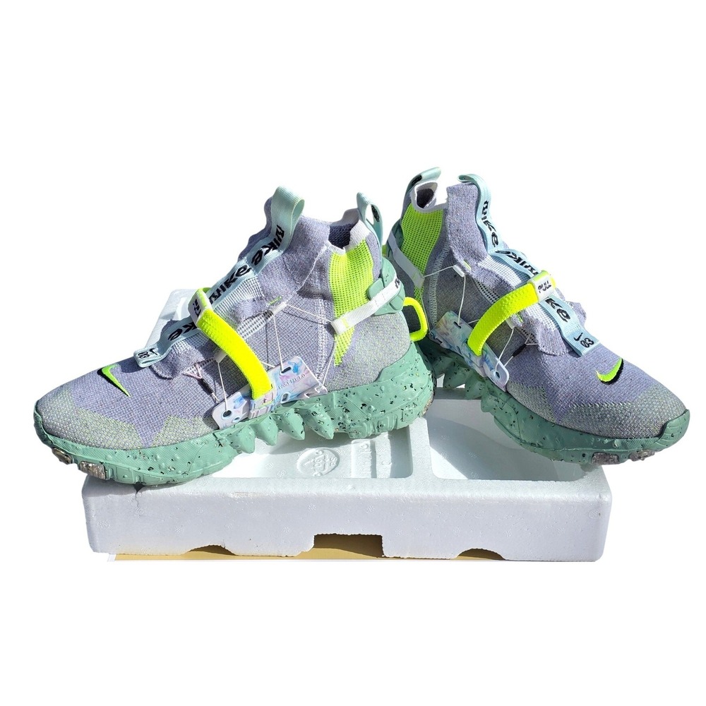 Nike Space Hippie 03 Men 9 Grey Green Recycled FastFit CQ3989-004 - Picture 4 of 10